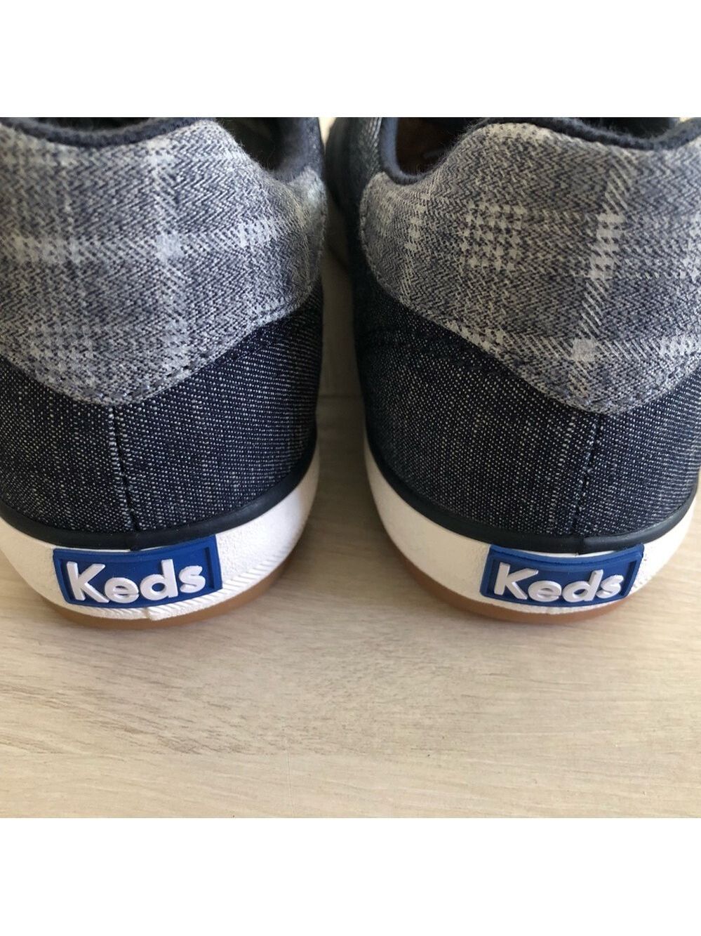 Keds WOMENS Center III Navy Denim Low-Top Lace Up Sneakers Size 7.5 New - Picture 6 of 10